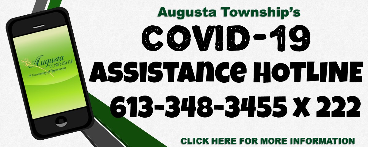 COVID-19 Assistance Hotline 613-348-3455 ext. 222