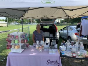 Farmer's Market booth: Scentsy [Warmers, Scented Wax]